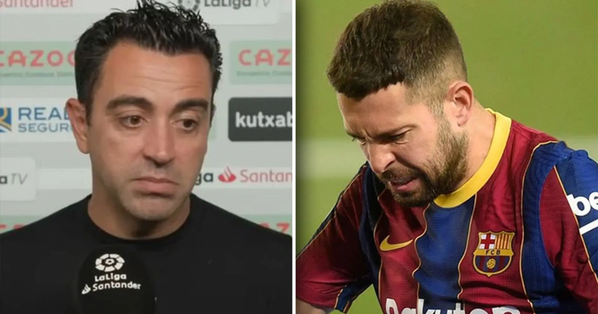 Jordi Alba 'angry' with Barcelona for one particular reason