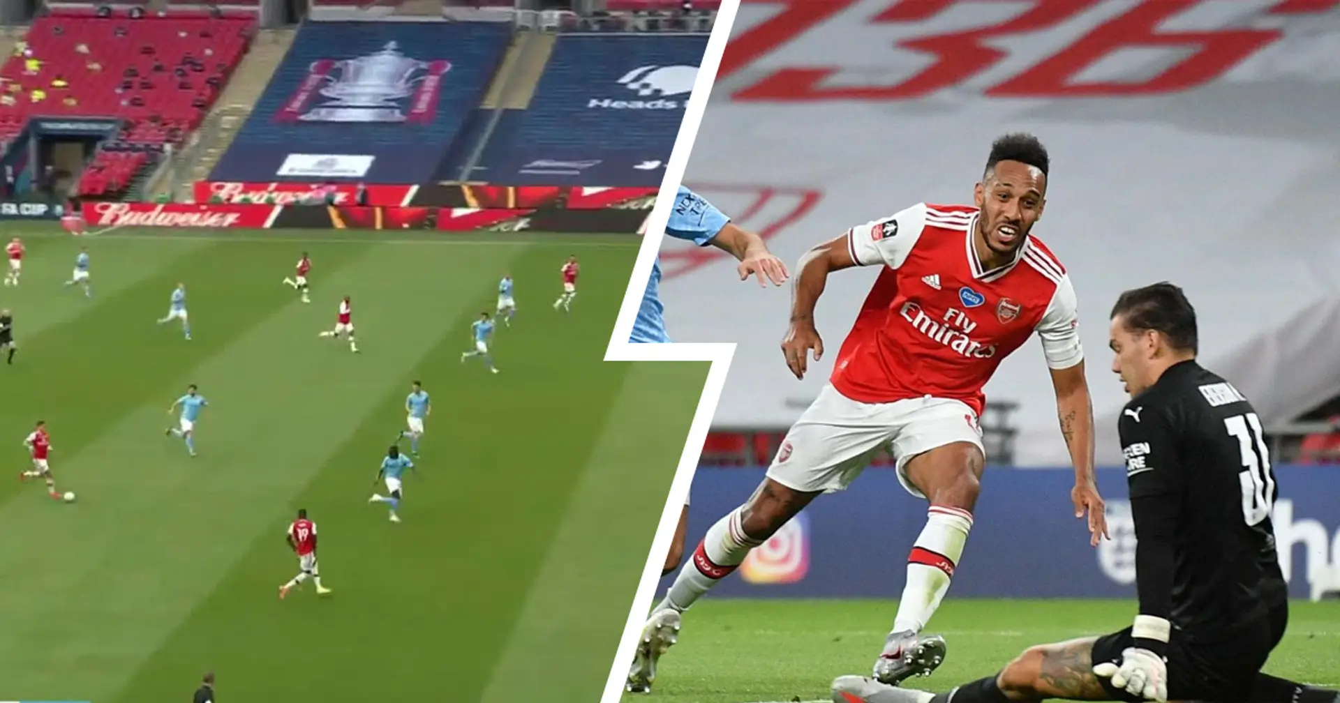 Throwback to our last meeting vs Man City: Auba's double seals win for us (video)