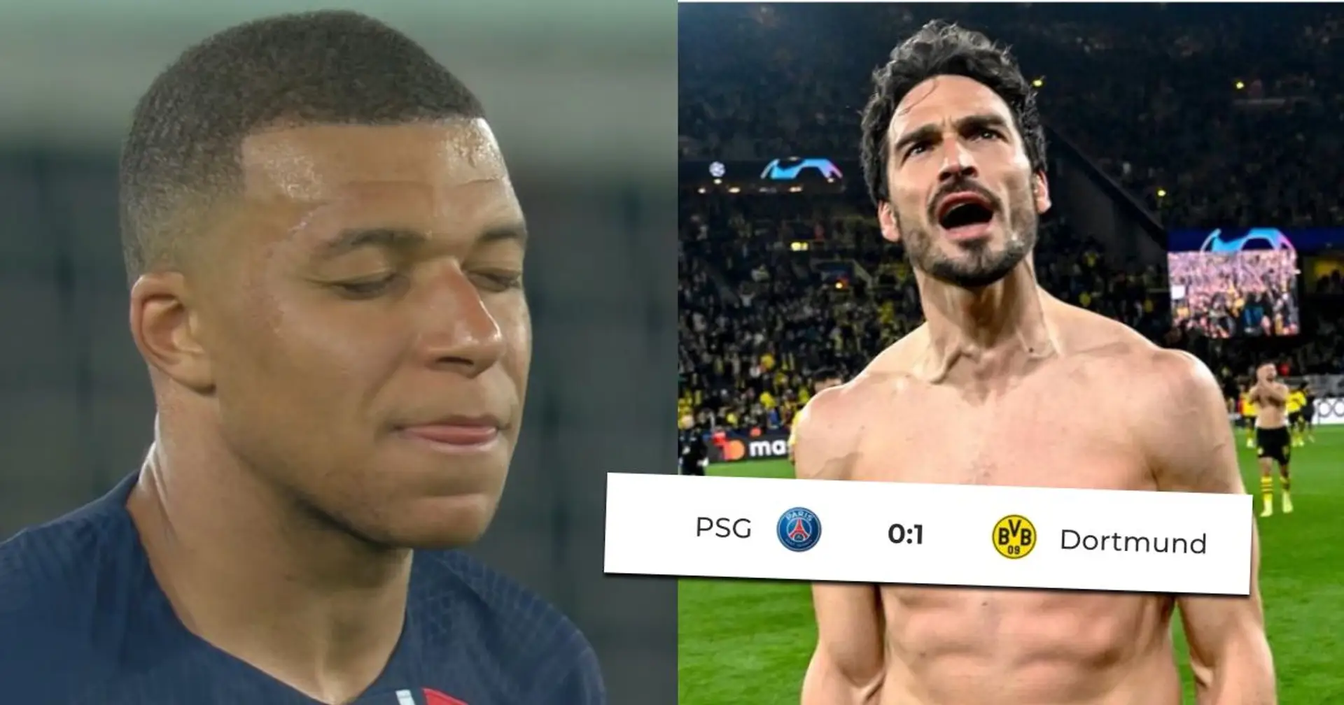 Mbappé no logra ganar la Champions con el PSG: el Dortmund elimina al París y avanza a la final
