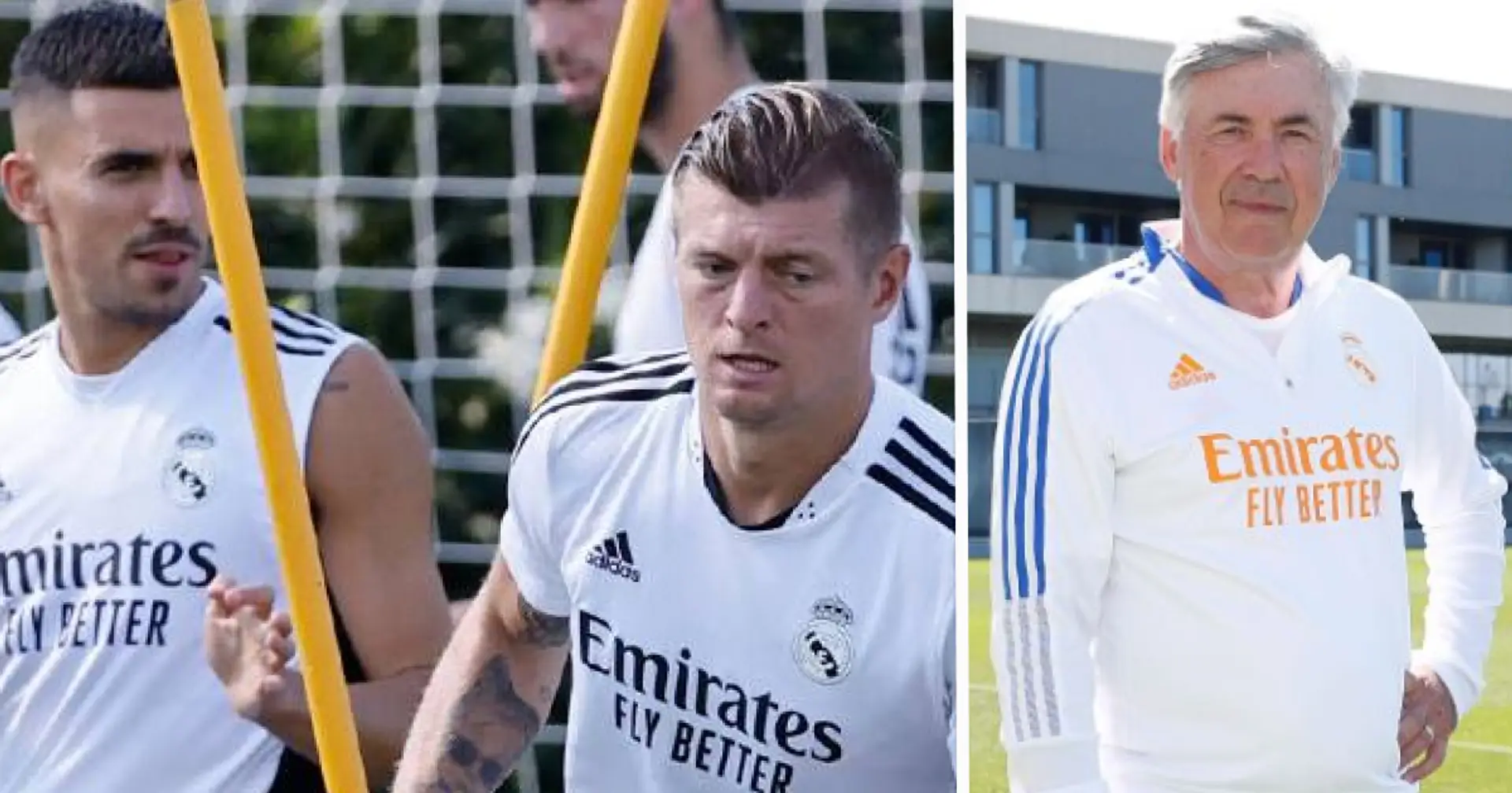7 Real Madrid players spotted in training after missing out on NT callup