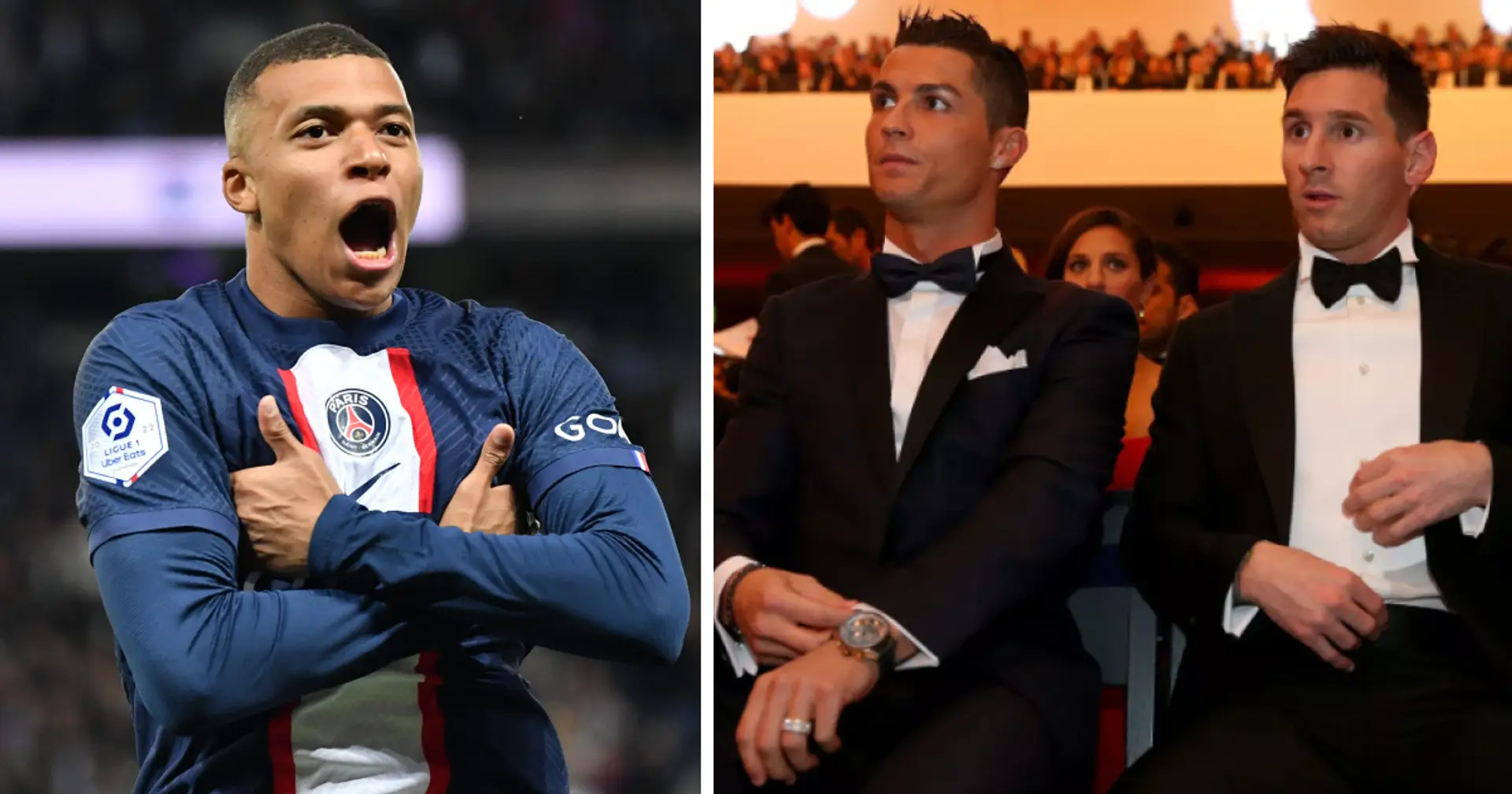Kylian Mbappe matches another record set by Ronaldo and Messi