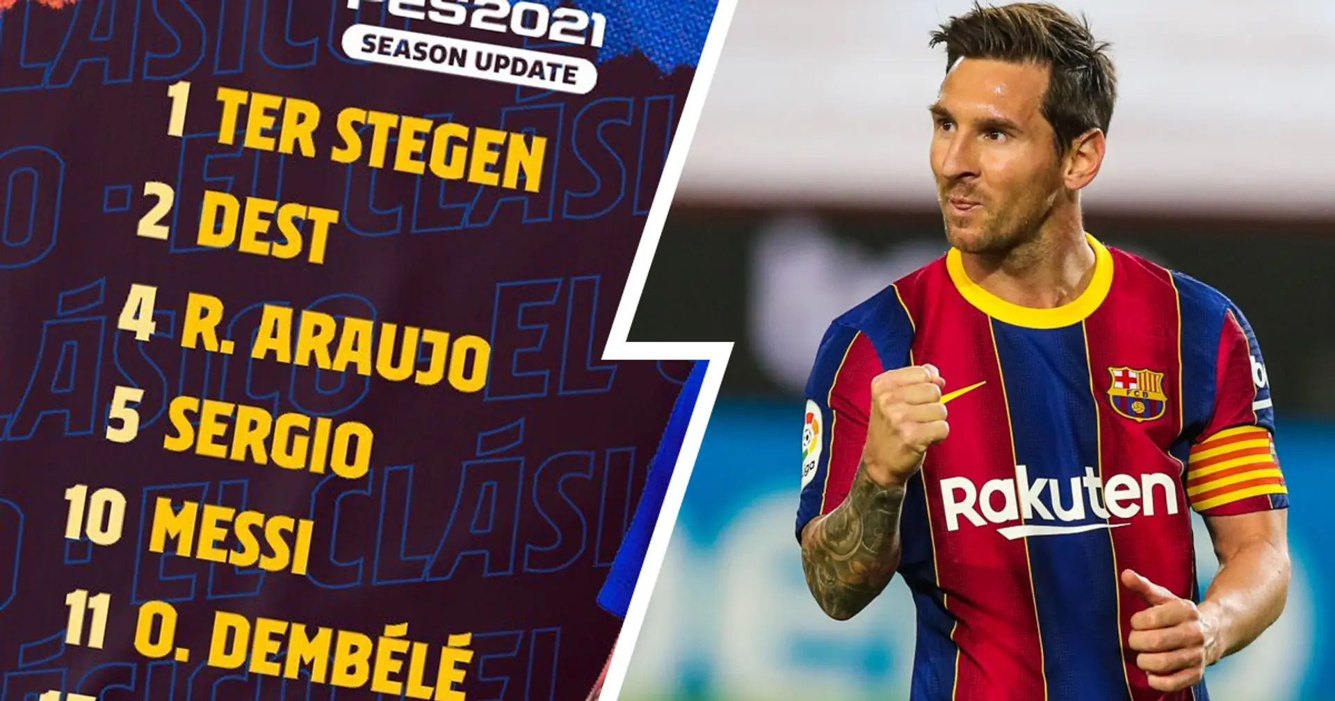 OFFICIAL: Barcelona XI vs Real Madrid unveiled