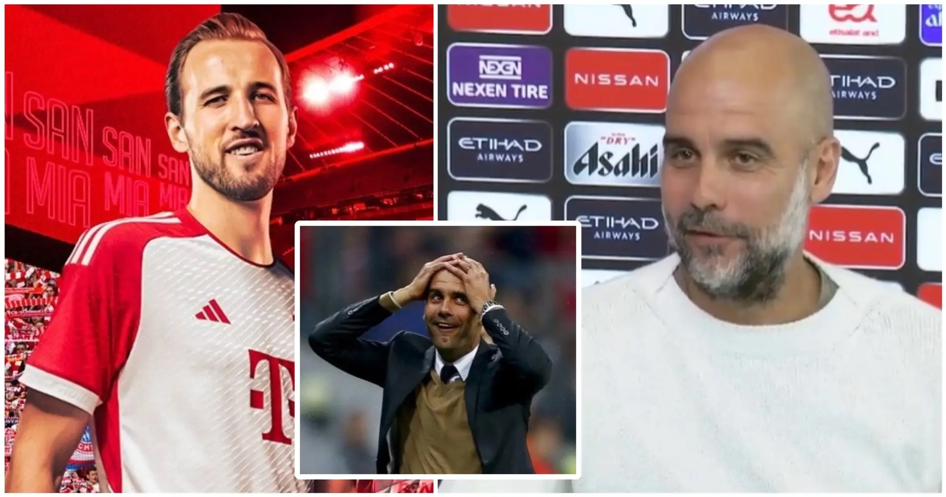 🎥 Journalist erzählt Guardiola, dass Bayern Kane verpflichtet hat: Peps amüsante Reaktion wurde auf Video festgehalten
