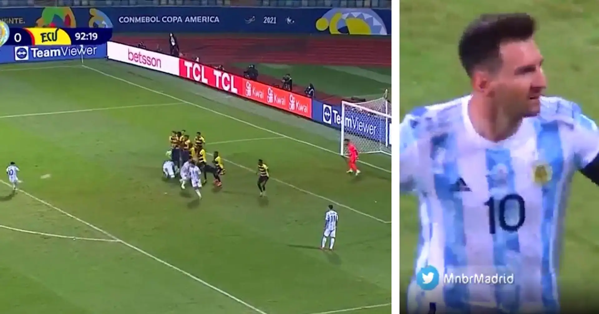 Messi tricks goalkeeper to score masterful free-kick and seal Argentina's semi-finals spot