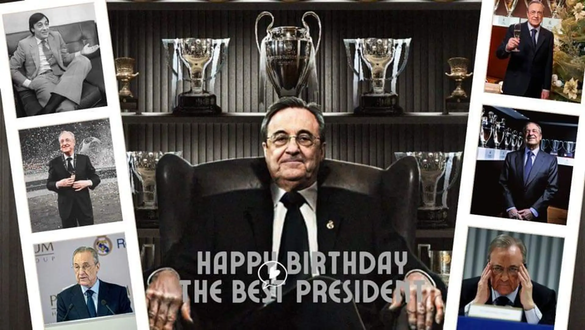 Happy Birthday Mr Perez. The Best  Ever Club President. Long Life  And