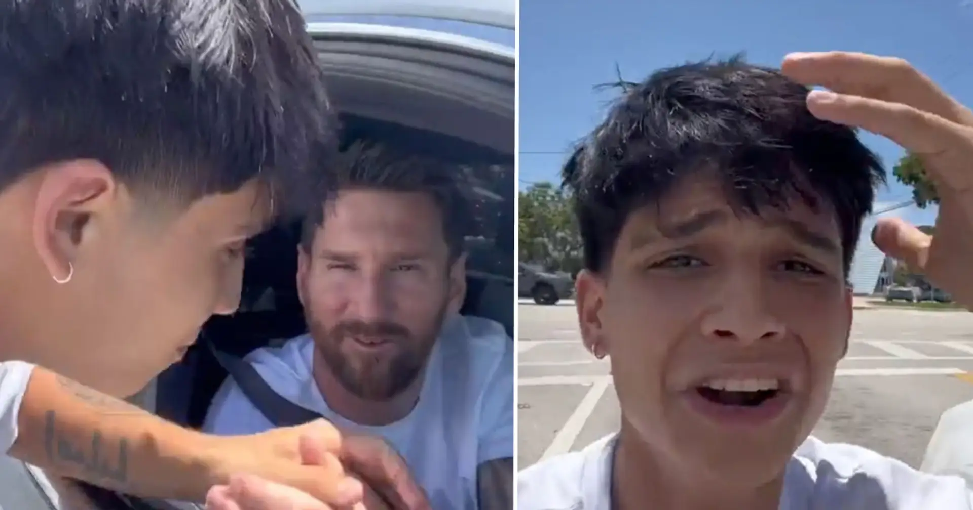 Fan bittet Messi um einen Kuss auf die Wange, Leos Reaktion macht ihn fassungslos