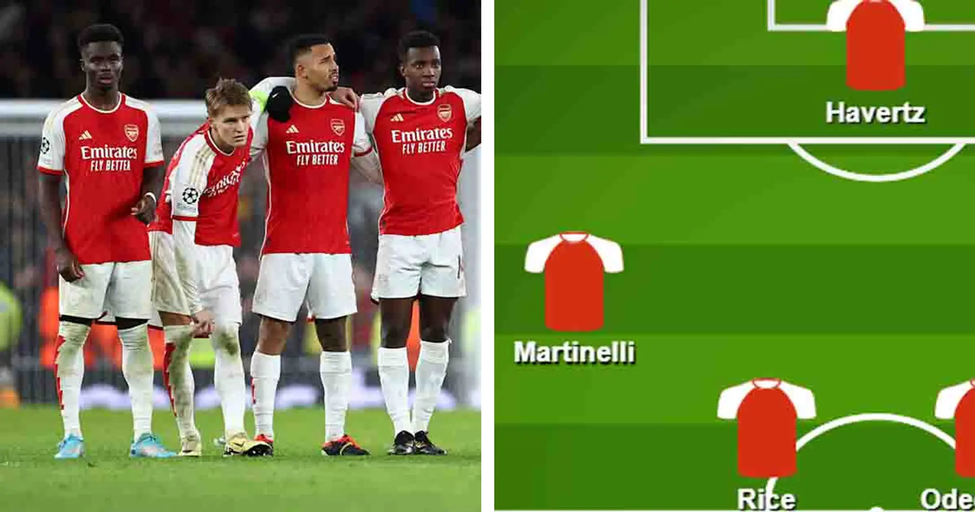 Martinelli returns: Team news and probable lineups for Arsenal vs Bayern Munich