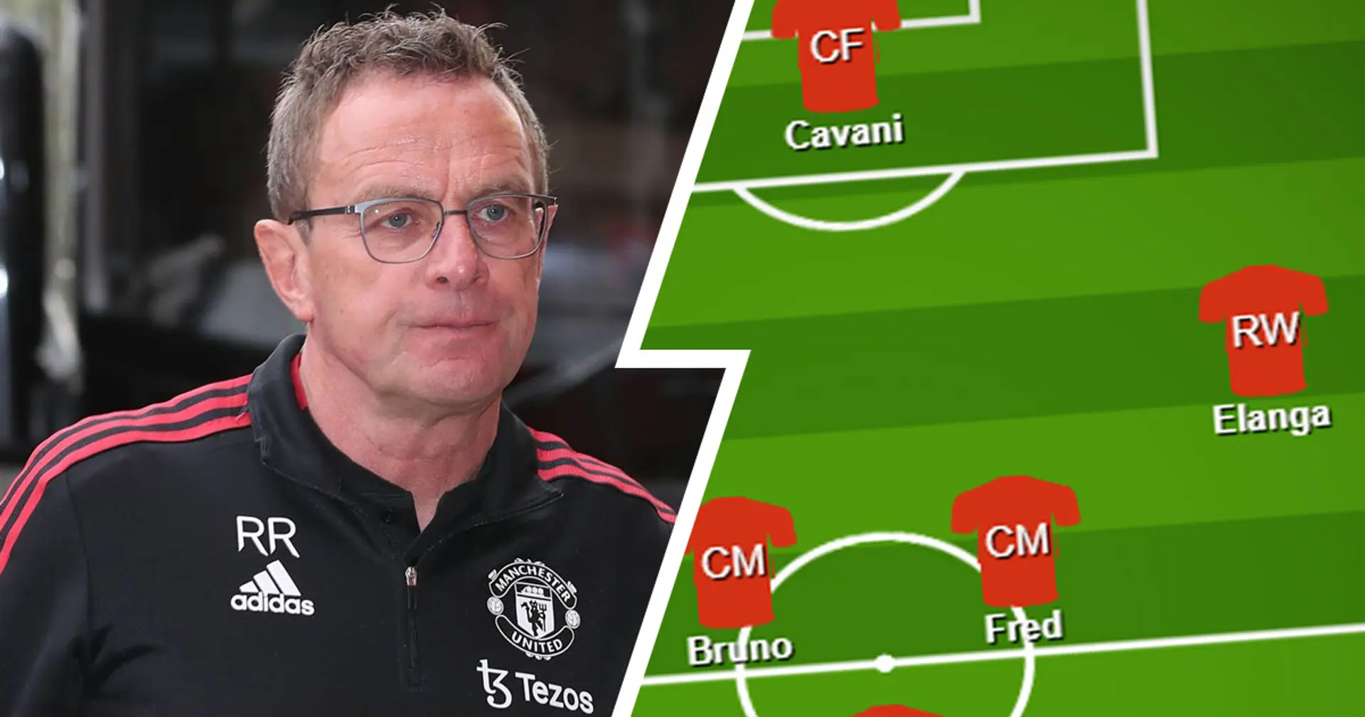 Start the youngsters or outgoing players? Select your favorite Man United XI vs Crystal Palace from 2 options