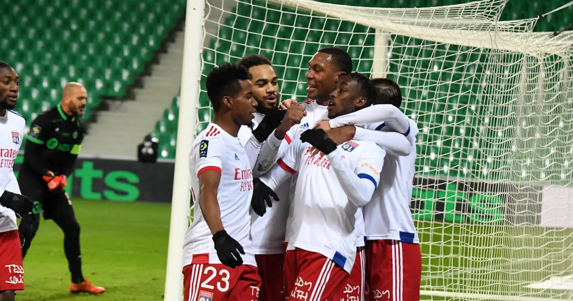 Derby gagné face à Saint Etienne, Lyon revient à deux points du PSG en Ligue 1 
