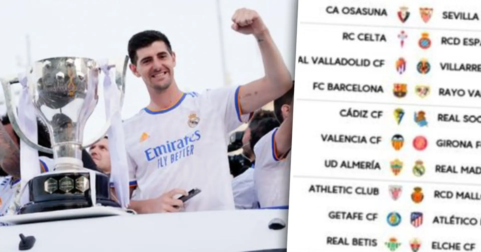 Officiel : Confirmation de la date et de l'heure des 3 premiers matchs du Real Madrid en Liga