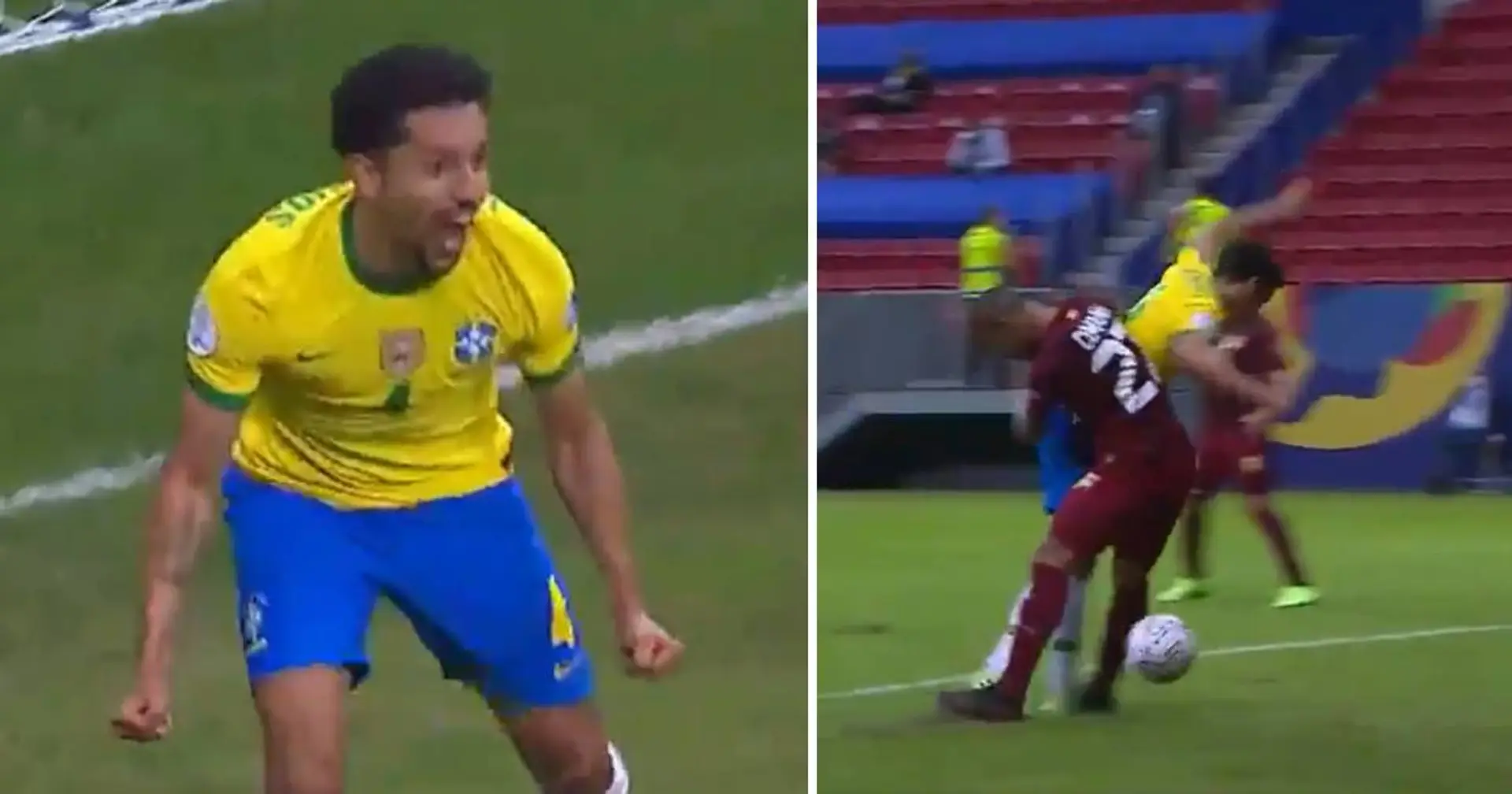 Marquinhos marque le 1er but de cette Copa America du talon face au Vénézuela