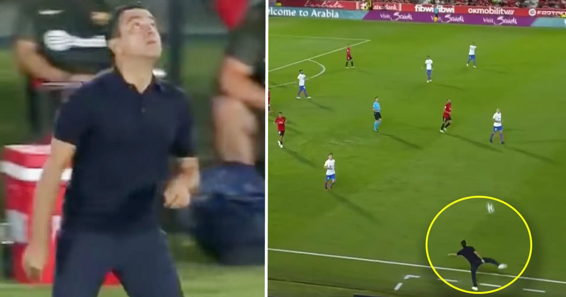 Filmé: Xavi montre un contrôle insensé avec le ballon pendant le match contre Majorque, les fans remarquent une chose