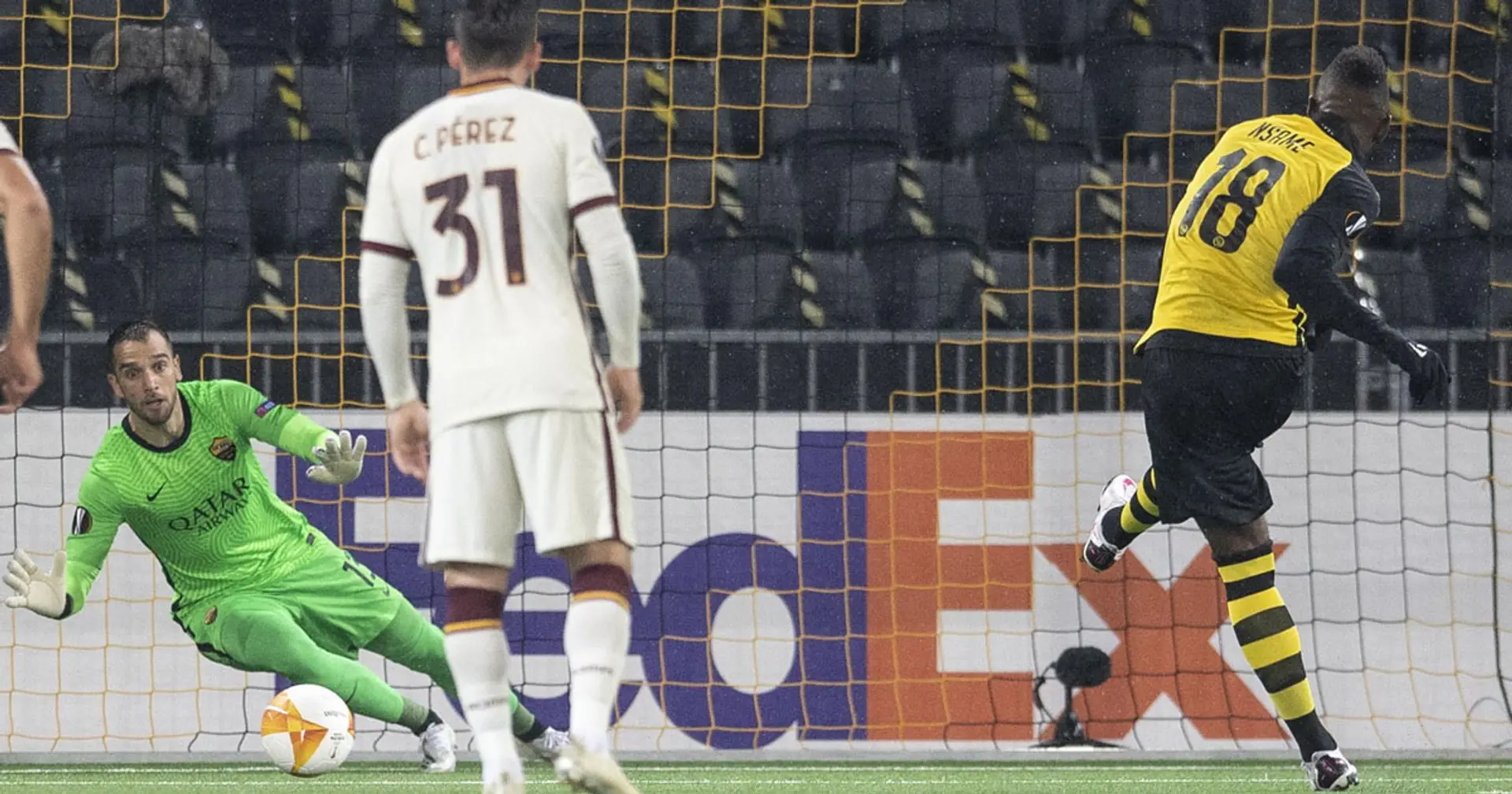 Young Boys-Roma 1-0: il primo tempo del match riassunto in meno di un minuto