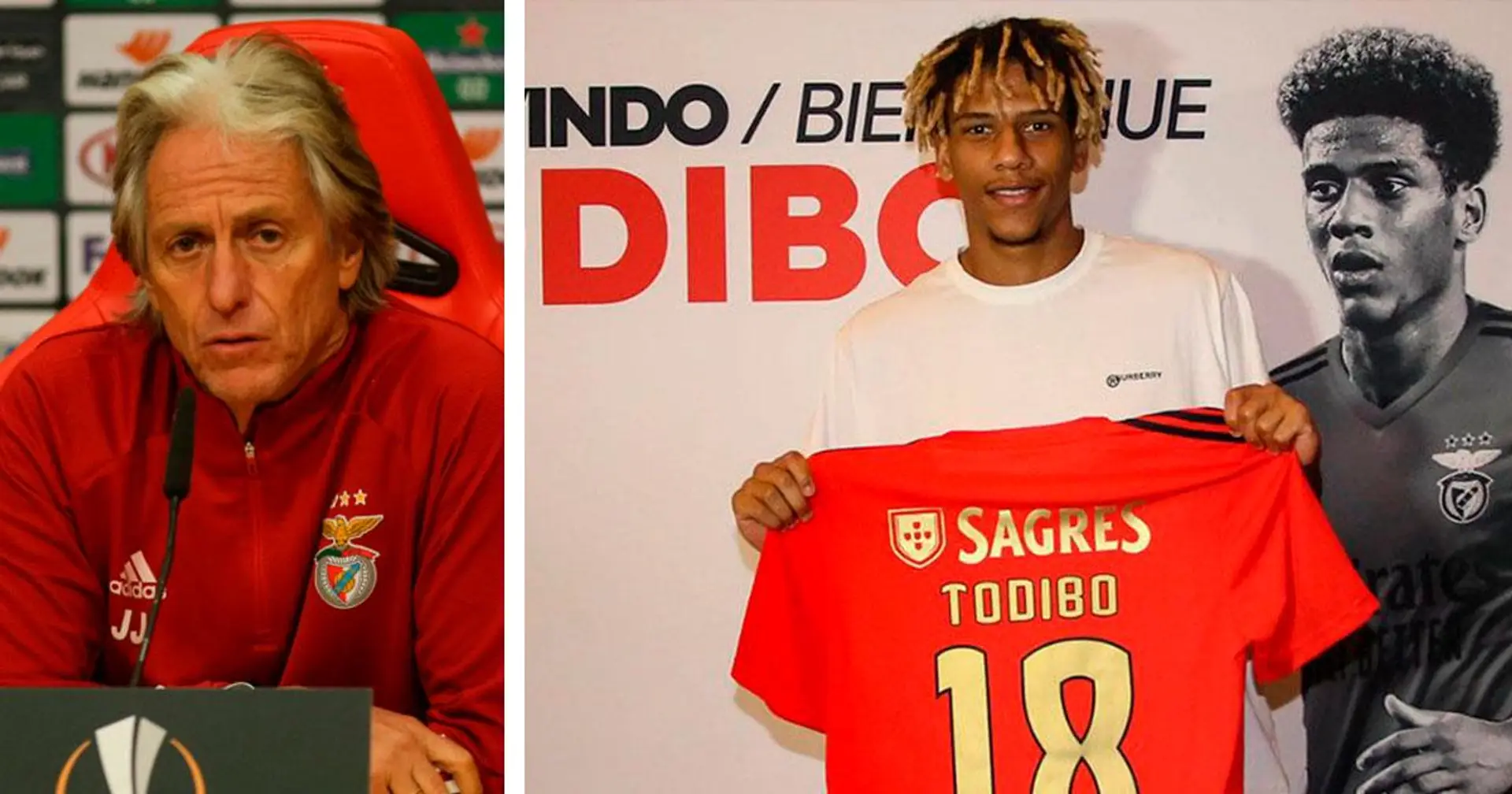 Jorge Jesús, entrenador del Benfica: 'Todibo no formará parte de la plantilla'