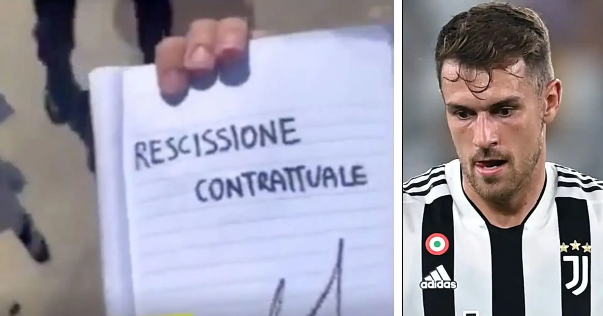Il tifoso della Juventus inganna Aaron Ramsey facendogli firmare la rescissione del contratto