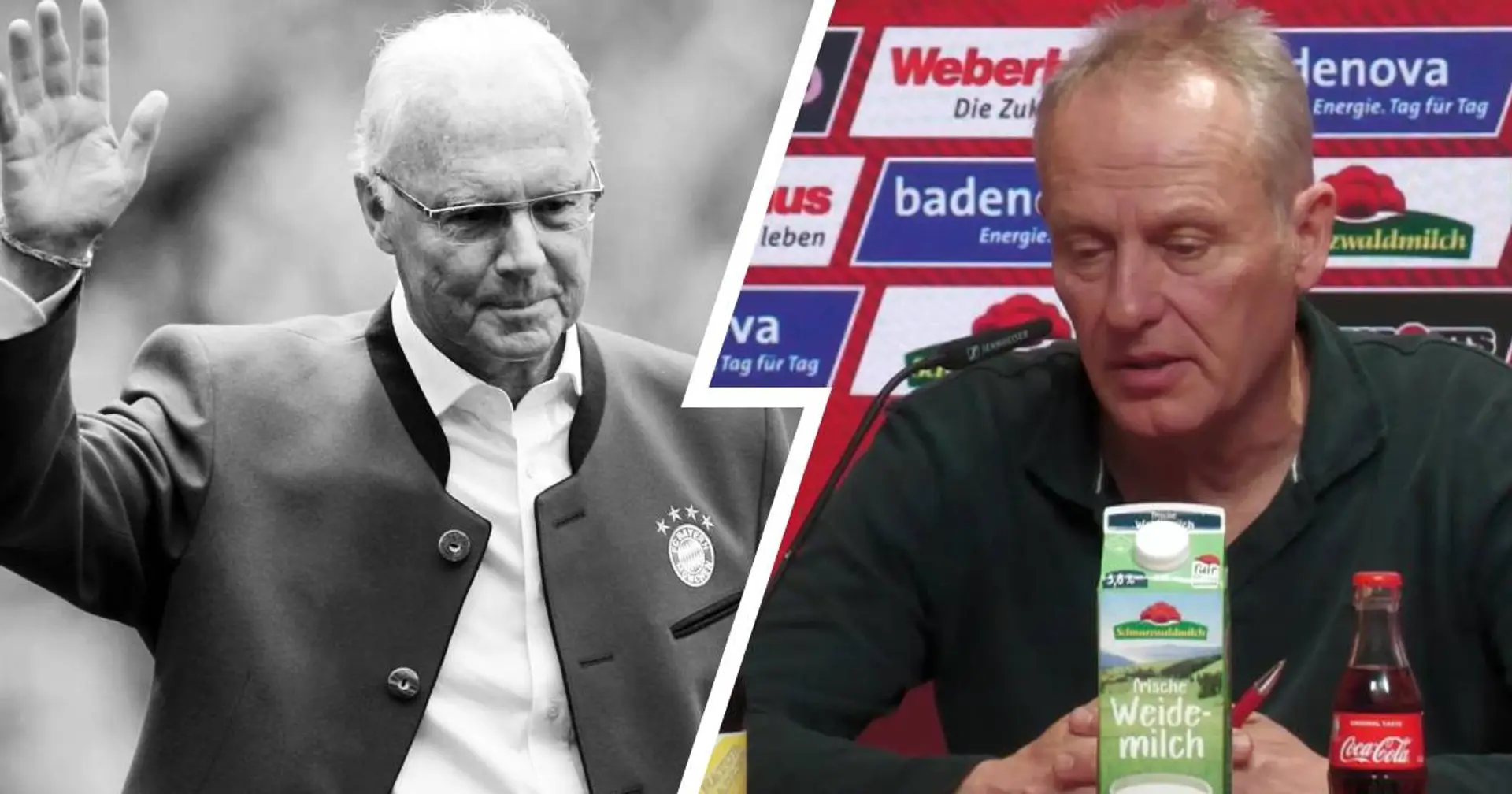 "Das sagt alles über ihn": Freiburg-Coach Streich erzählt bemerkenswerte Anekdote über Beckenbauer
