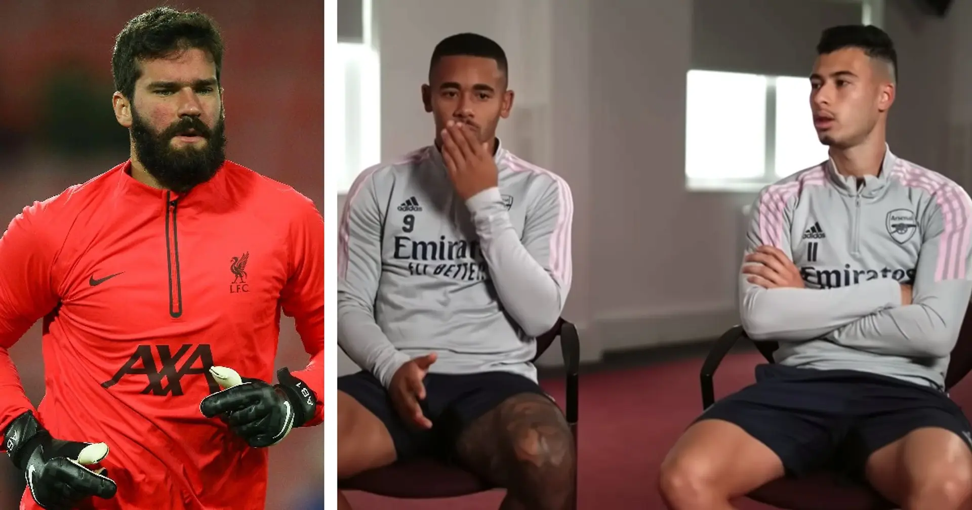 'He's so big': Arsenal strikers on what makes playing against Alisson so difficult