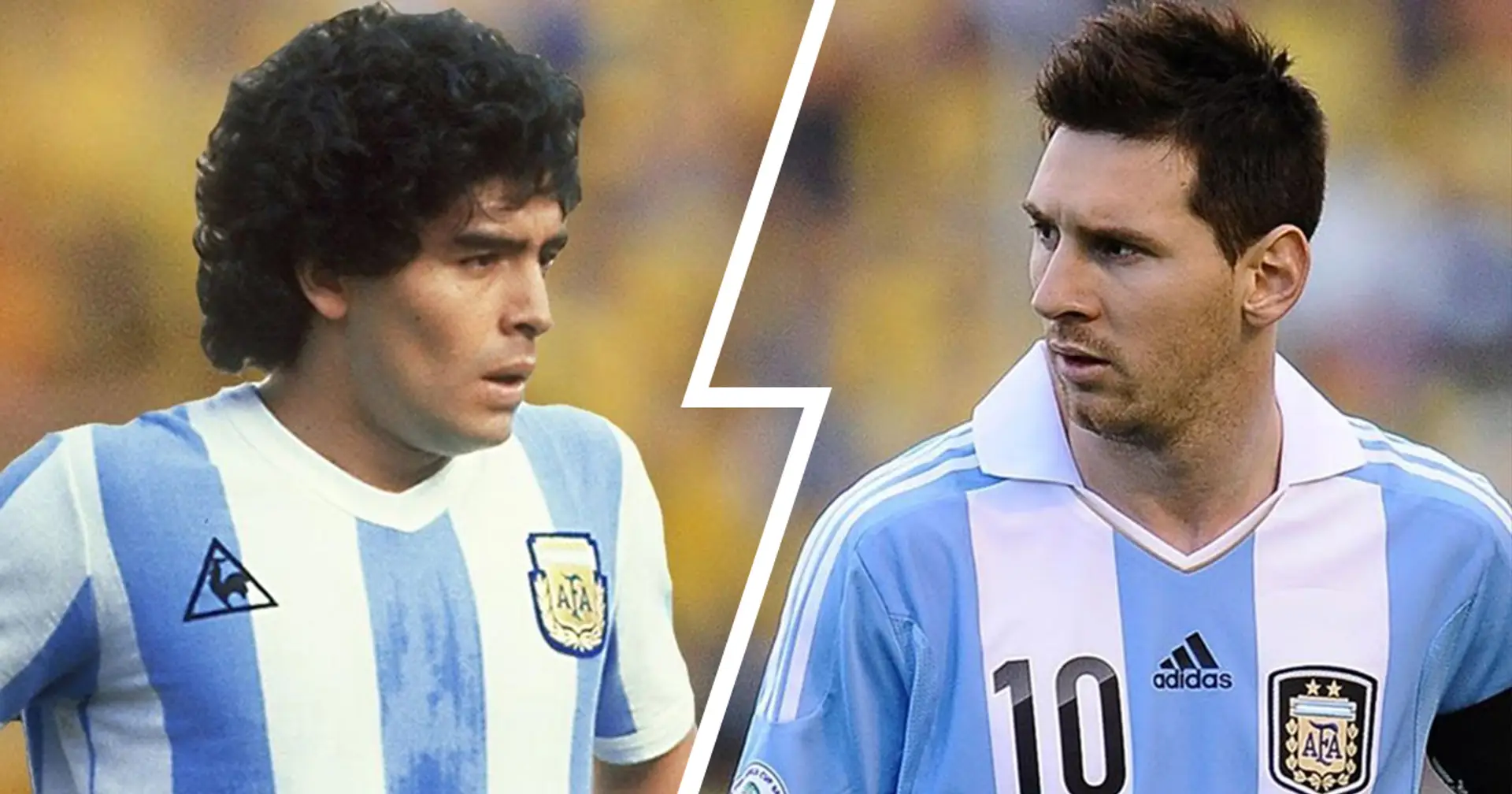 One unique achievement only Messi and Maradona have in common