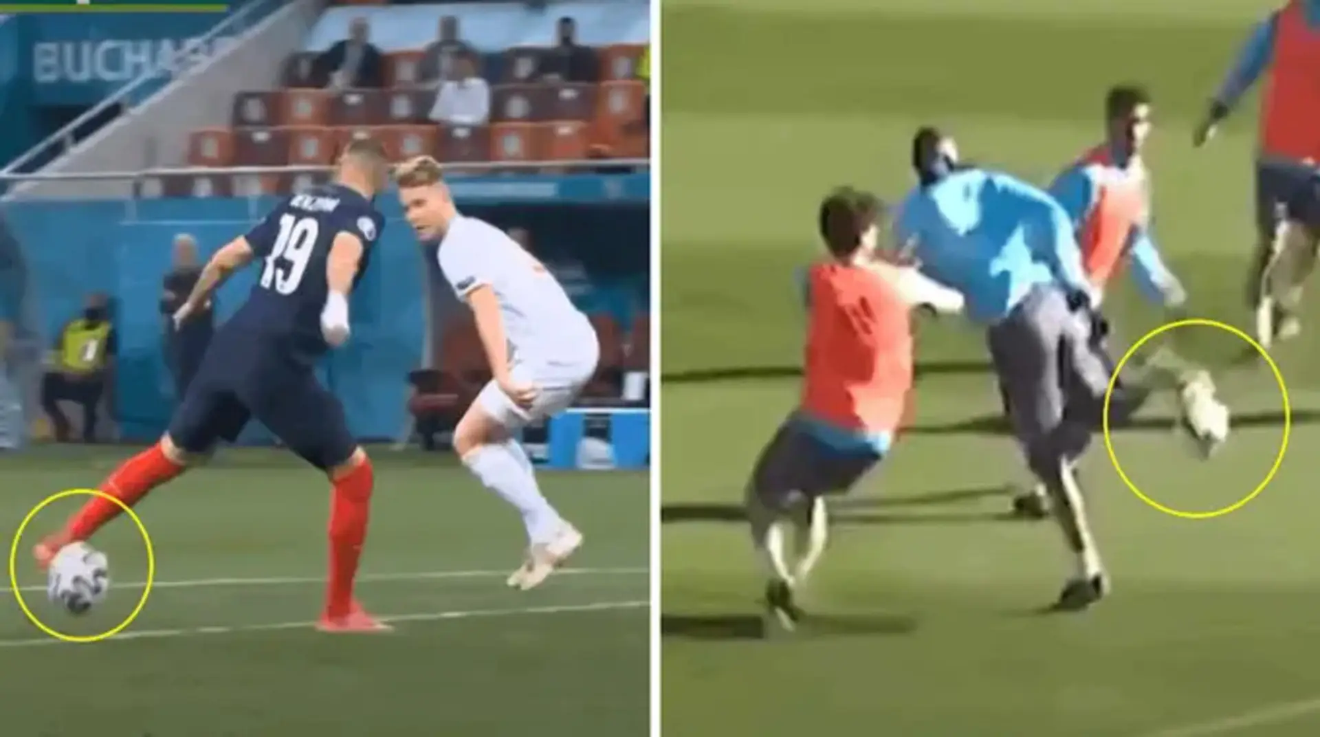 Las imágenes de entrenamiento del Real Madrid demuestran que el deslumbrante toque de Benzema ante Suiza no fue accidental