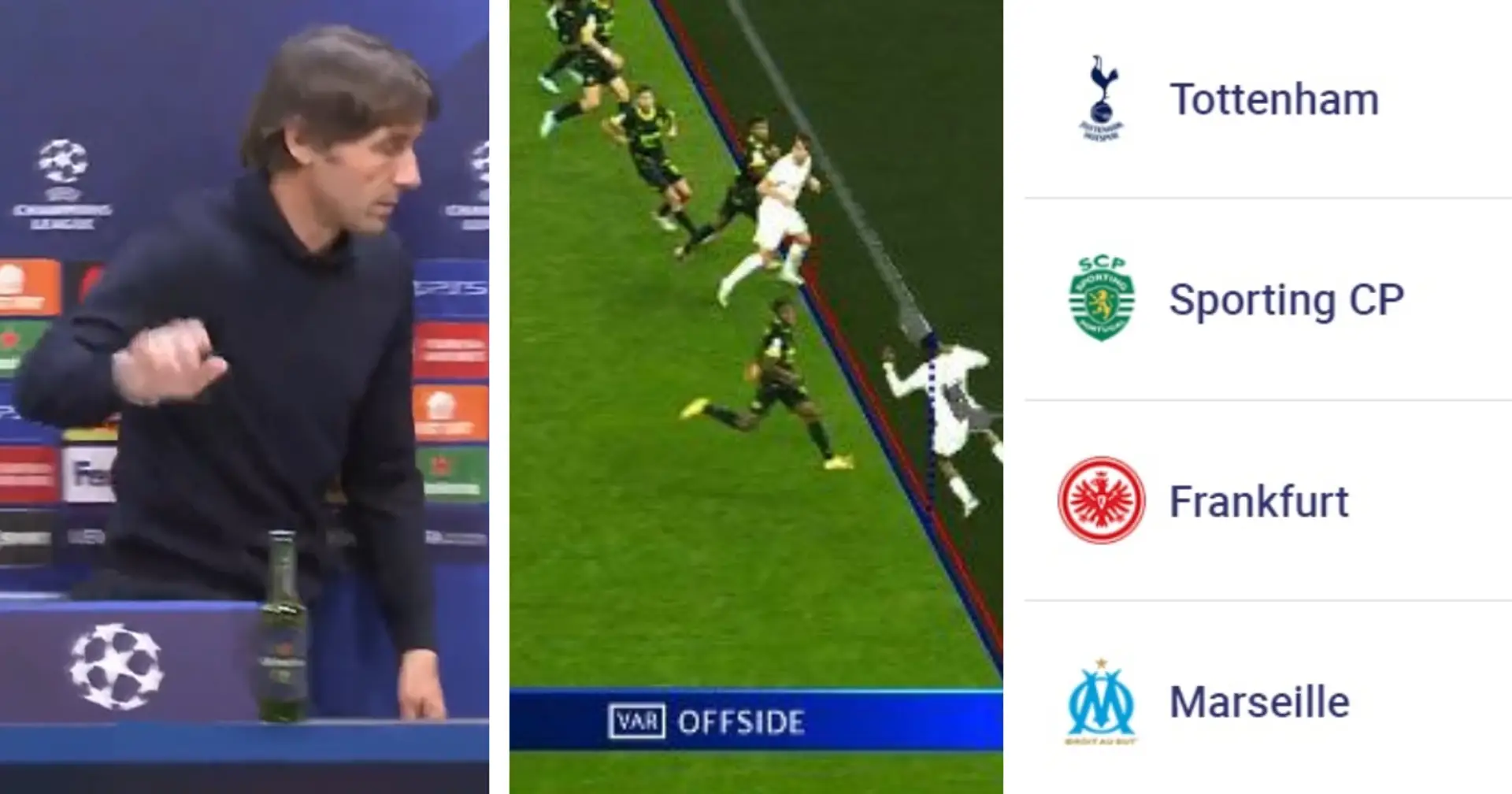 'Let's see if VAR does it against a top team': Antonio Conte all but names Spurs small team after what happened in CL