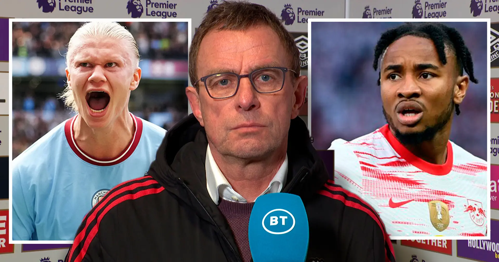 Ralf Rangnick names 6 players he advised for transfer to Man United - he wanted to build a superteam