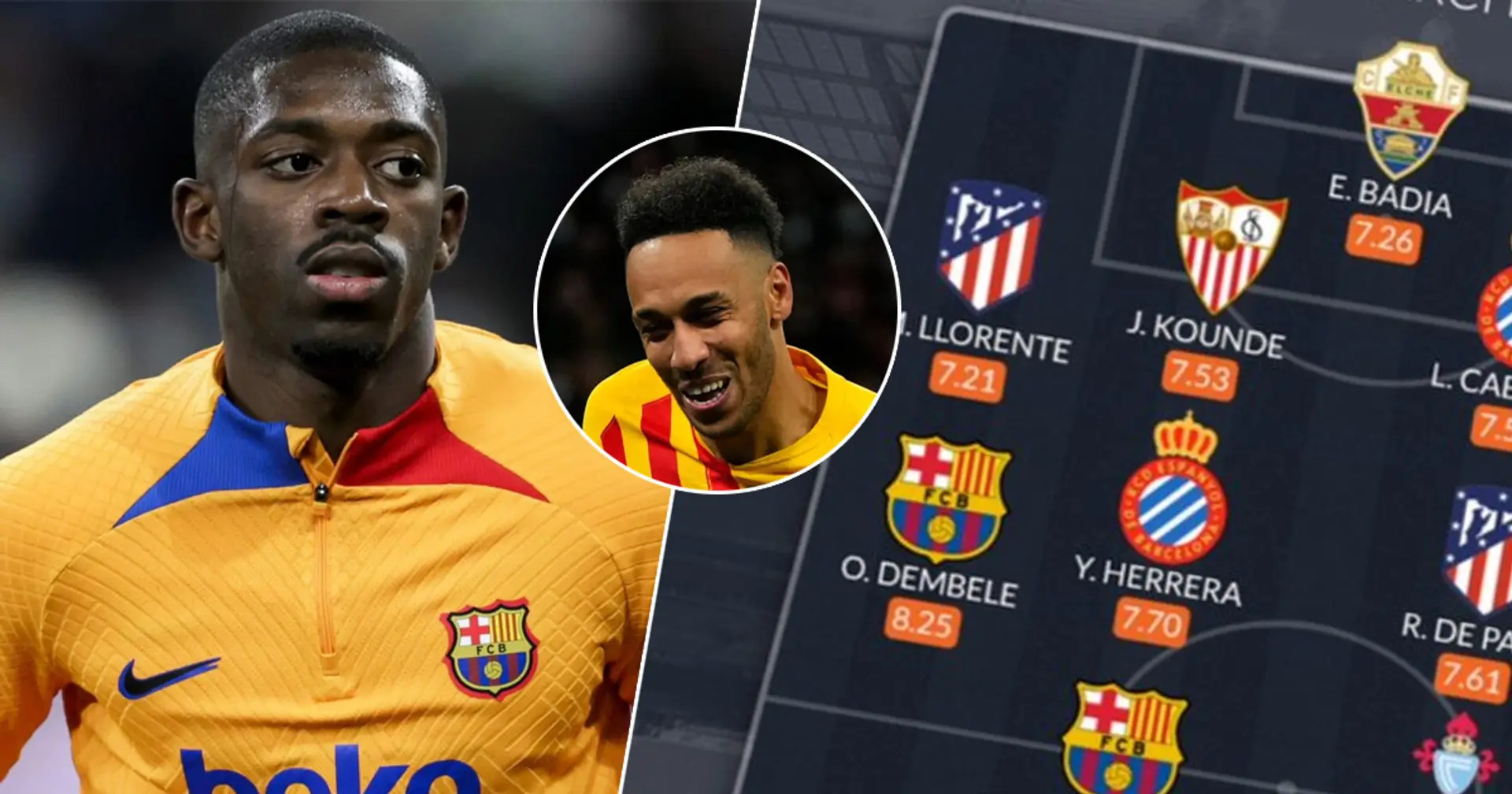 Dembele highest rated, 3 more Barca players in: WhoScored's La Liga team of the month revealed
