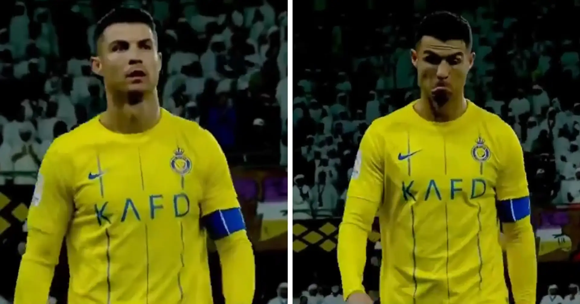 Cristiano Ronaldo battles his urges as he is subjected to more Lionel Messi chants after Al Nassr defeat 