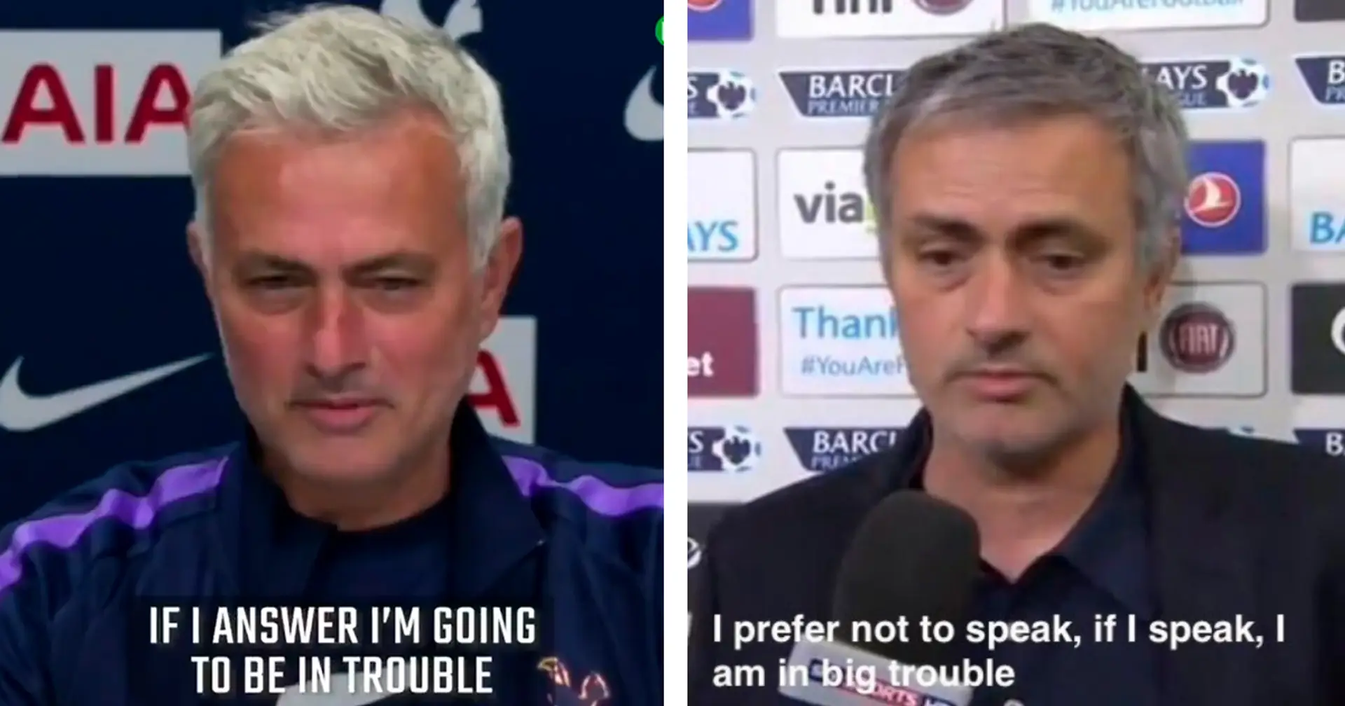 Inimitable Jose Mourinho brings back classic 'If I speak' meme