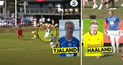 Genau wie Erling: Albert Braut Tjaaland trifft in seinem Debütspiel bei Molde