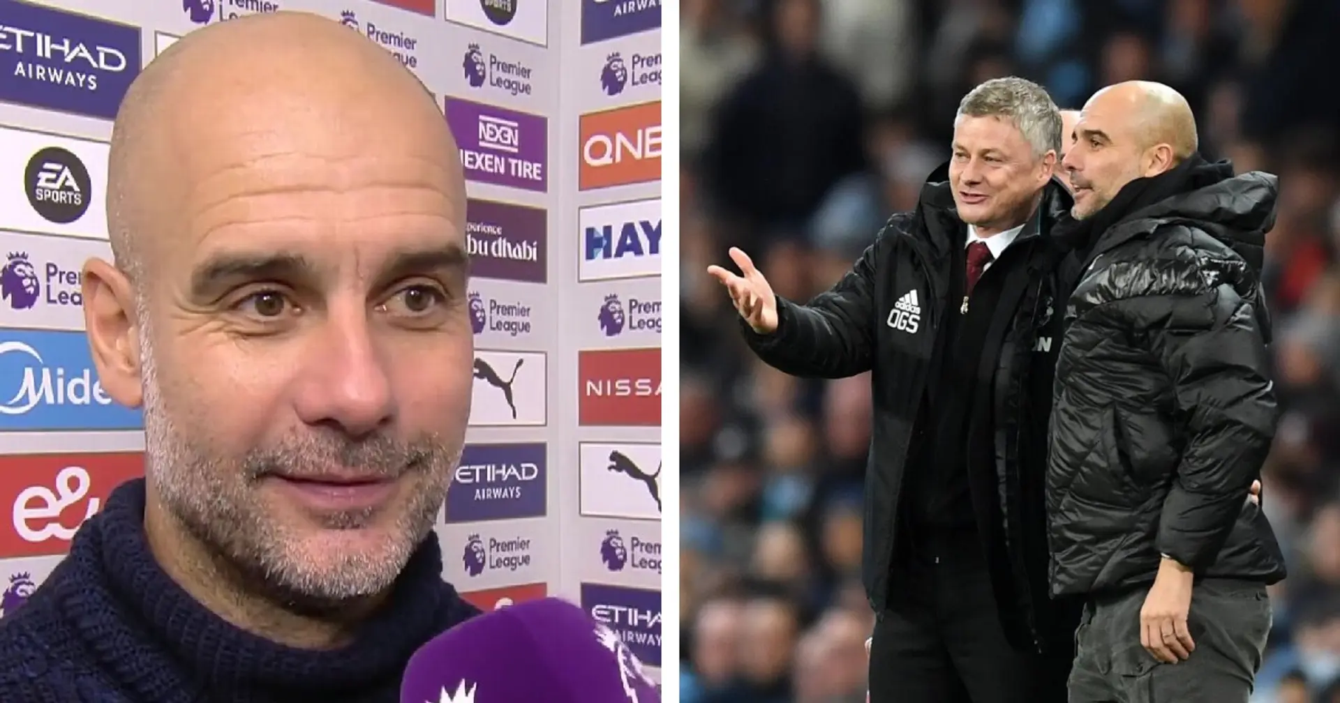 'They were close': Guardiola makes admission about Solskjaer's Man United side