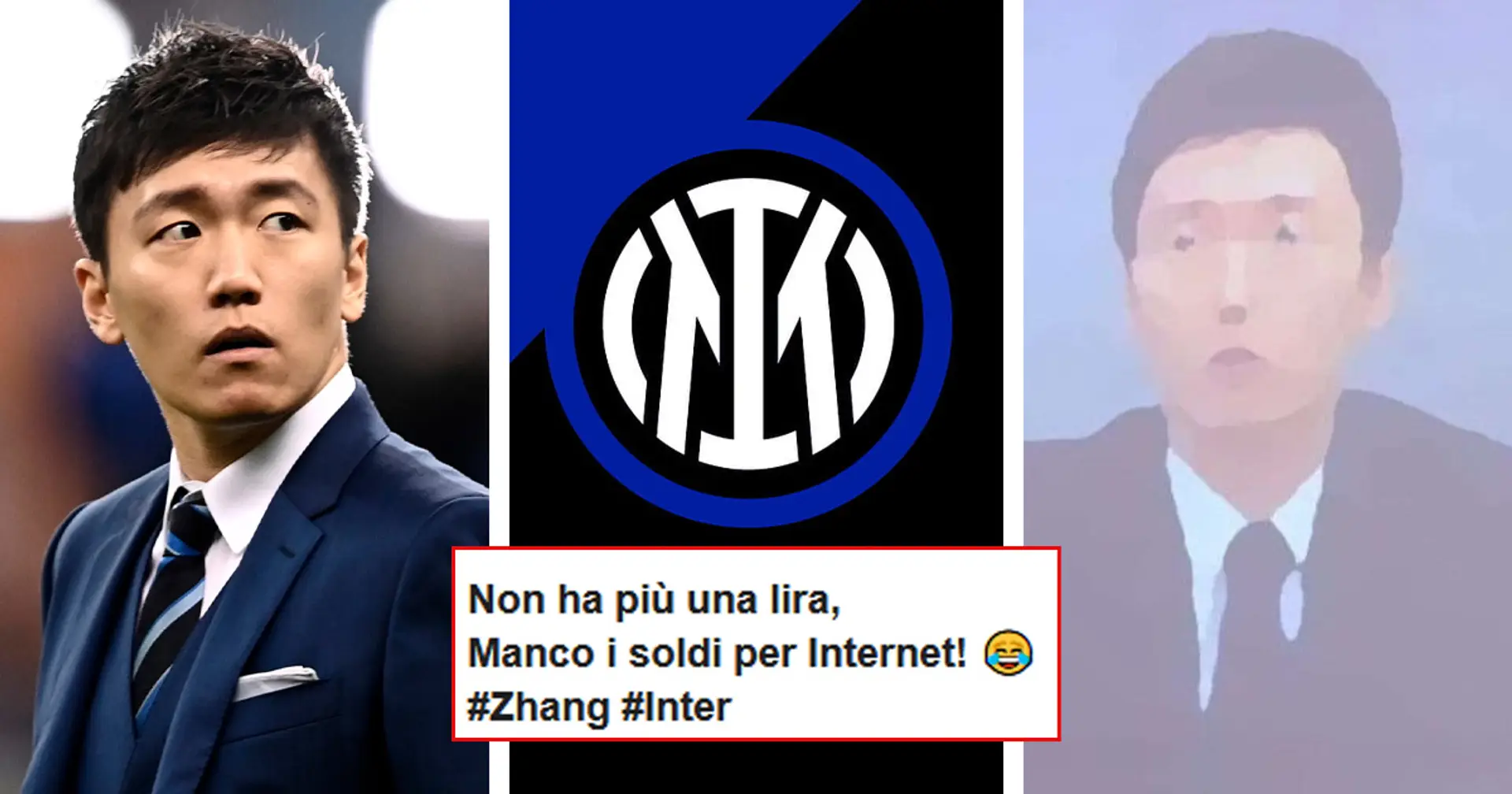 "Bello il CdA dalla prigione!": Zhang verso l'addio all'Inter, sui social i tifosi della Juve lo deridono