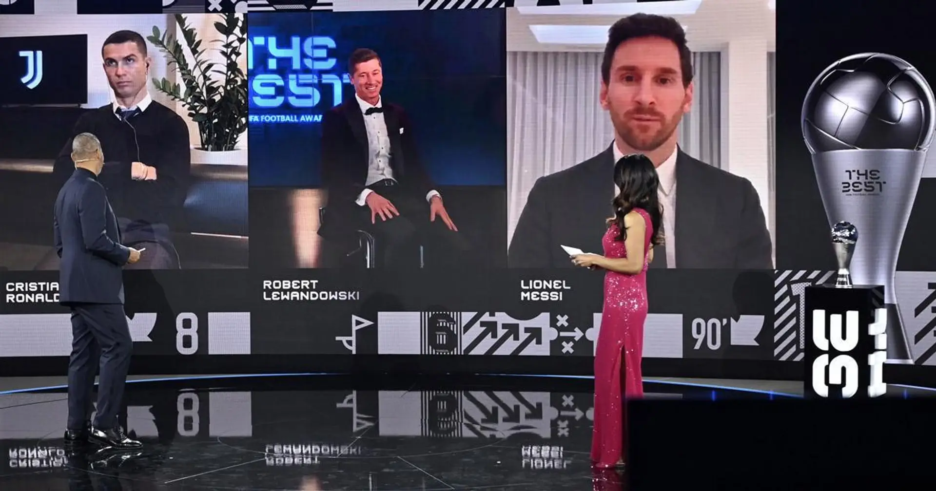 Revelado: ¿A quién votaron Messi, Cristiano y Lewandowski en el premio FIFA The Best?