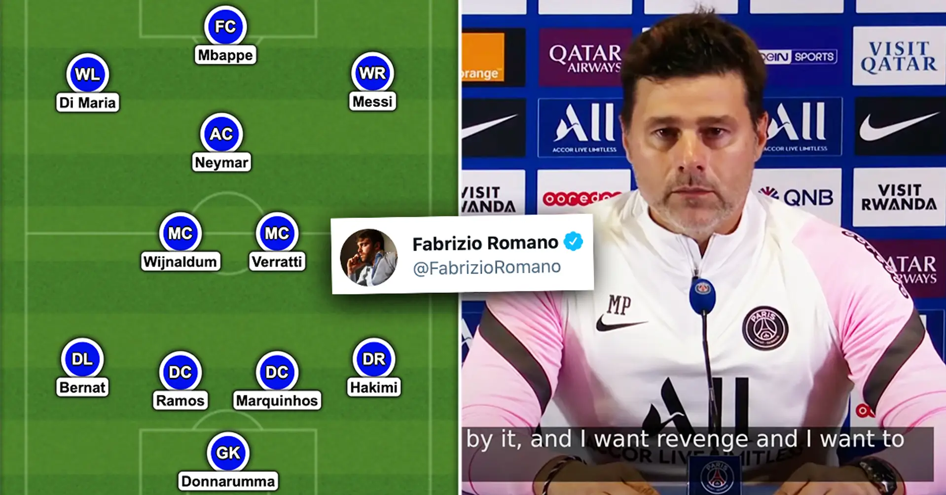 Mauricio Pochettino’s reacts to Lionel Messi’s departure during live interview