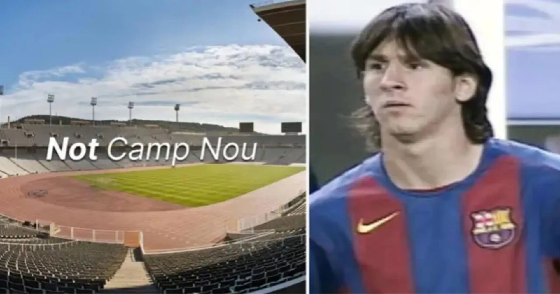 Wenn Lionel Messi zu Barça zurückkehrt, wird er in dem Stadion spielen, in dem er vor 19 Jahren sein Debüt für die Blaugrana gab