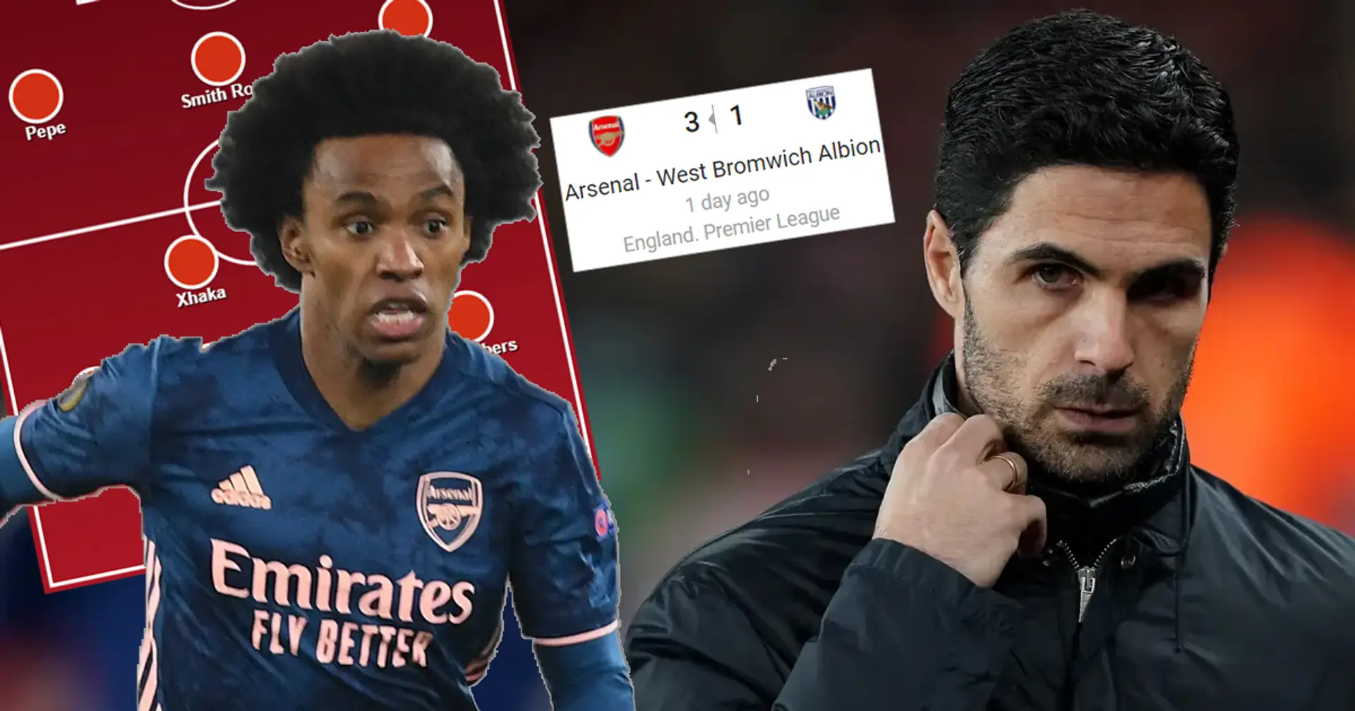 Willian out: How Arsenal could line up against Chelsea based on West Brom game