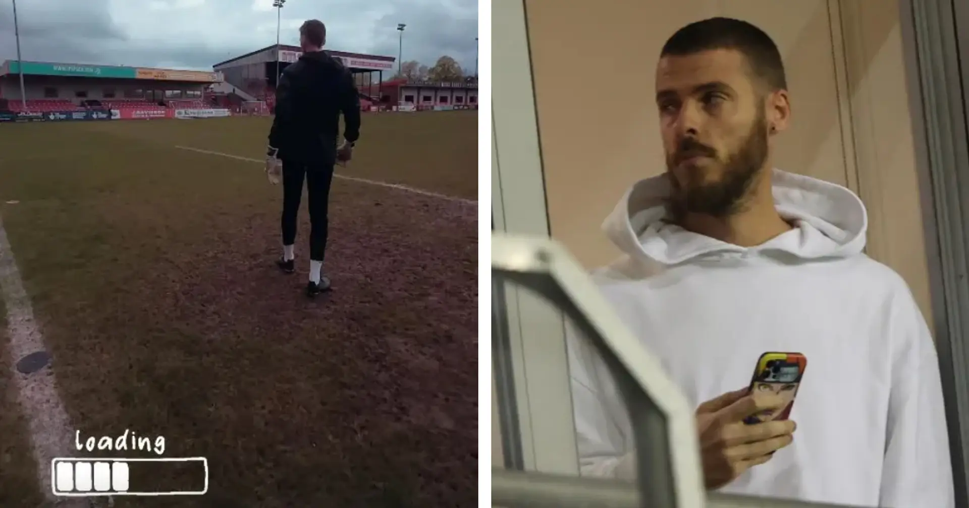 David De Gea spotted training with English non-league team