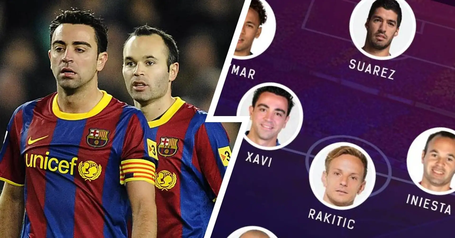 Xavi-Iniesta reunited: what Barca departures XI would look like