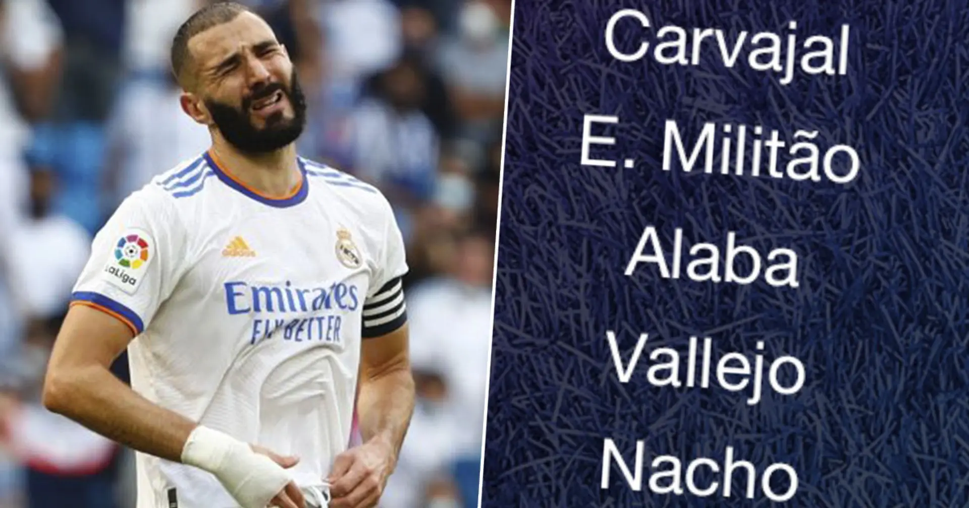 Sin Benzema: el Real Madrid presenta la convocatoria de 23 jugadores para el partido ante el Inter de Milán