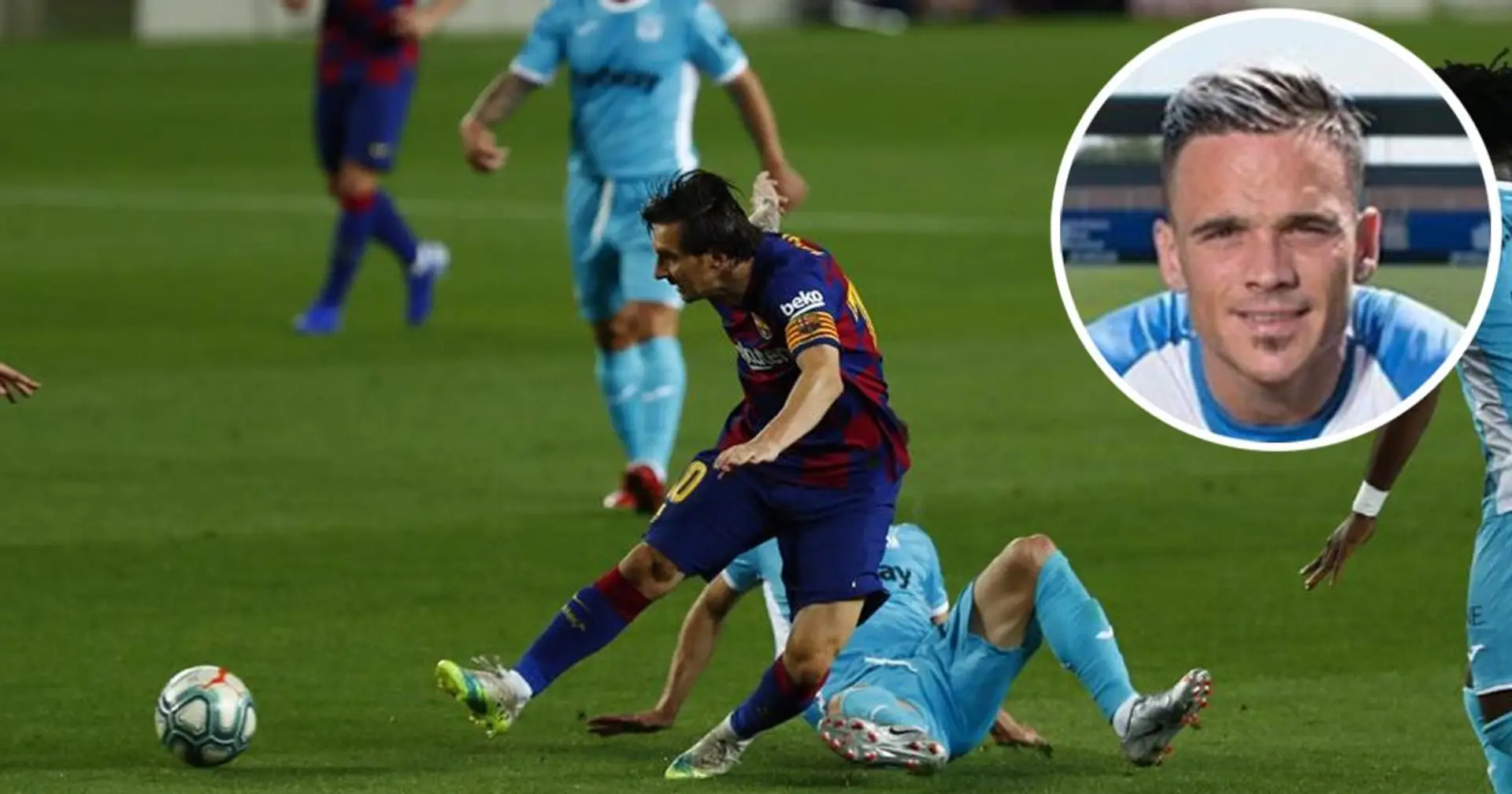 Roque Mesa, sobre la acción sobre Messi: 'No es penalti, no hay que ser árbitro para verlo'