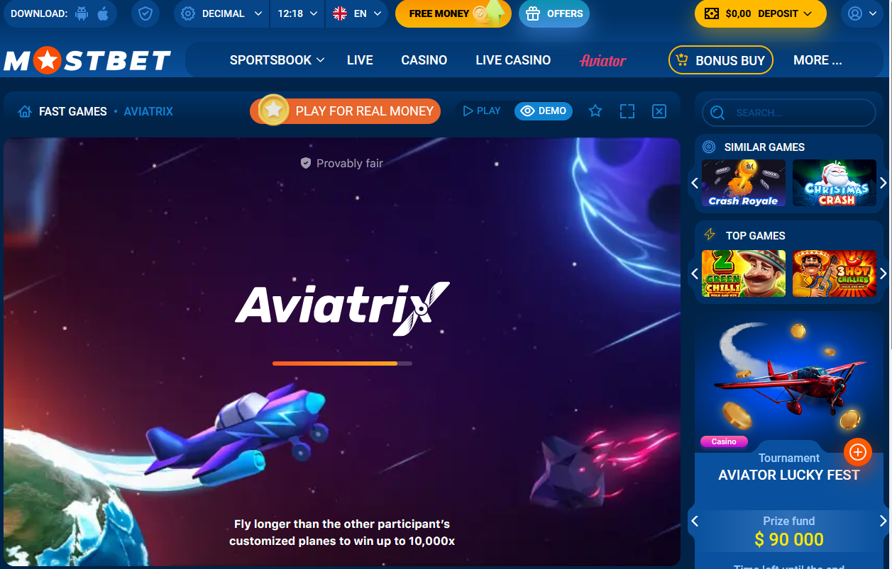 Aviatrix casino
