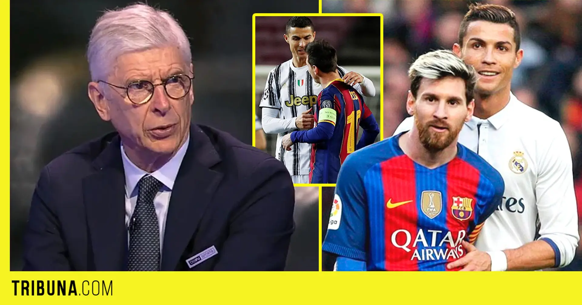 Arsene Wenger nombra a 1 jugador que es una mezcla de Ronaldo y Messi 