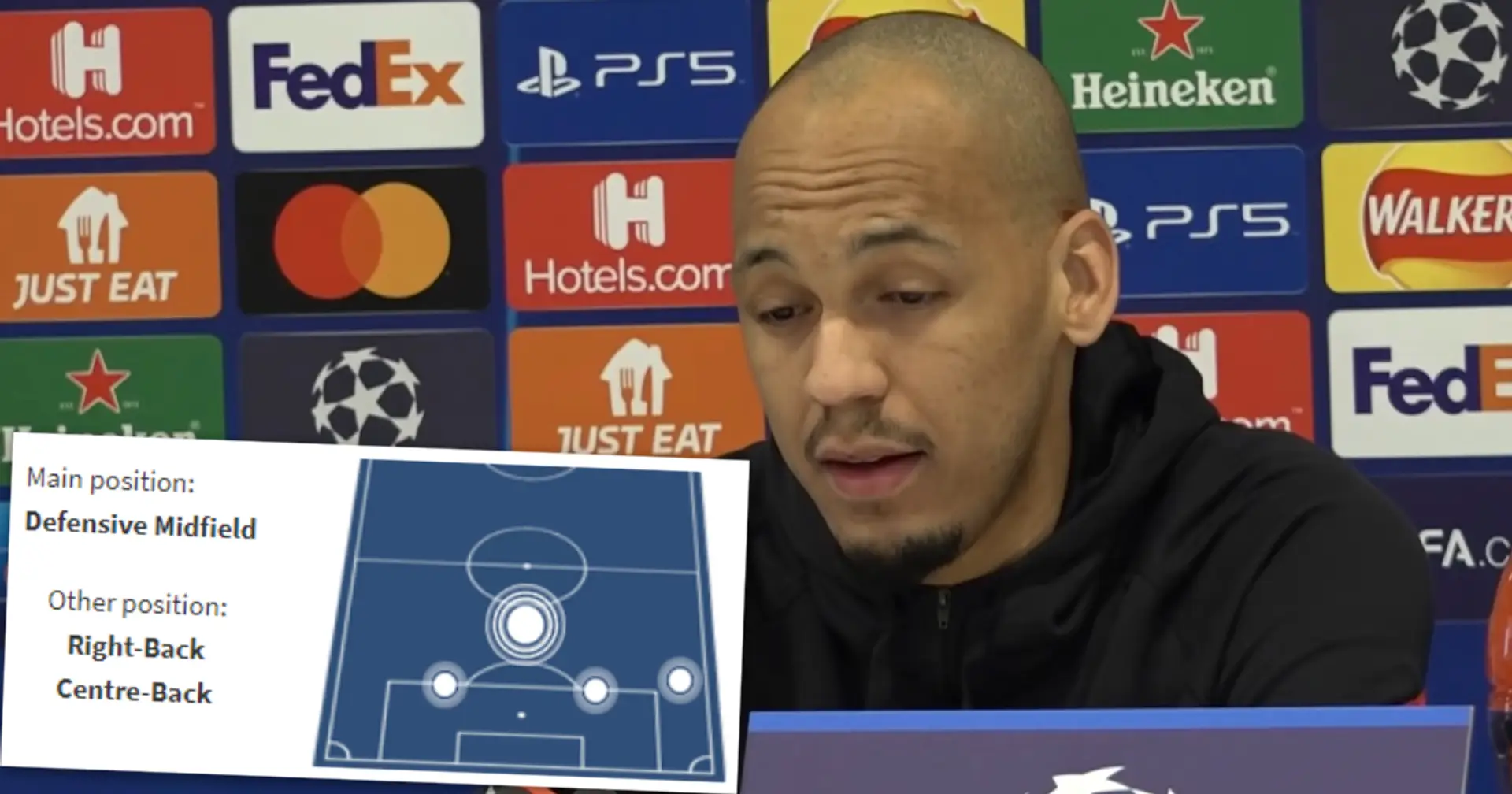 'It was tough': Fabinho opens up on 'life-changing' transition from full-back to midfielder