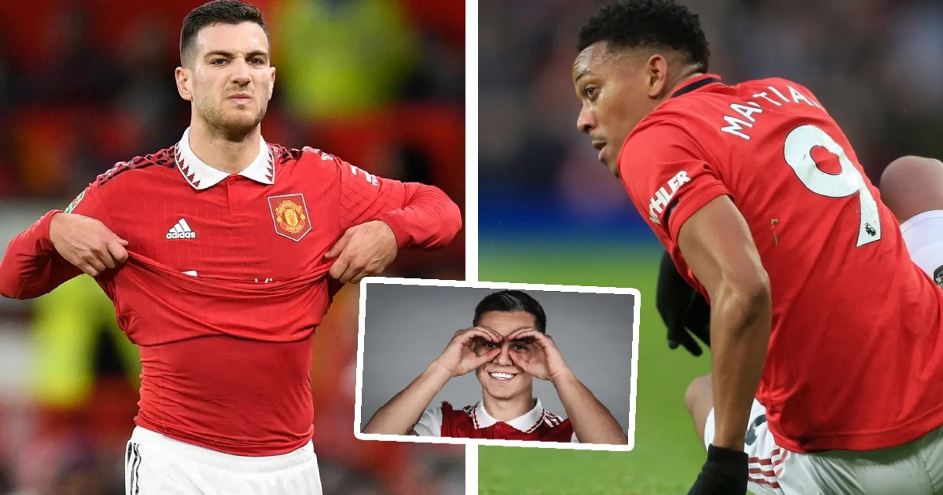 Anthony Martial and Diogo Dalot out of Man United clash