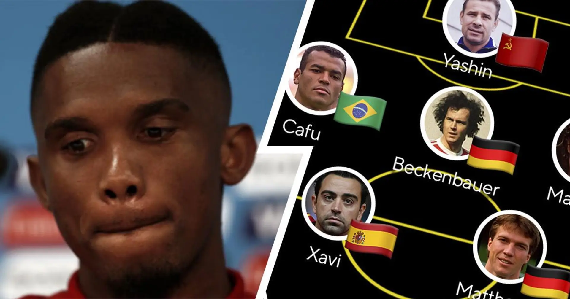 'Los africanos no existimos...': Samuel Eto'o lamenta que no haya africanos en el Dream Team de France Football
