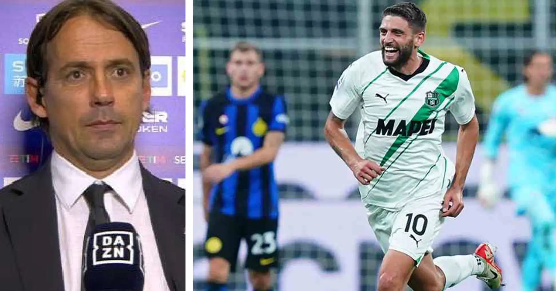 "Dovevamo segnare di più": Inzaghi svela cos'è mancato con il Sassuolo, e assolve l'Inter dall'eurogol di Berardi