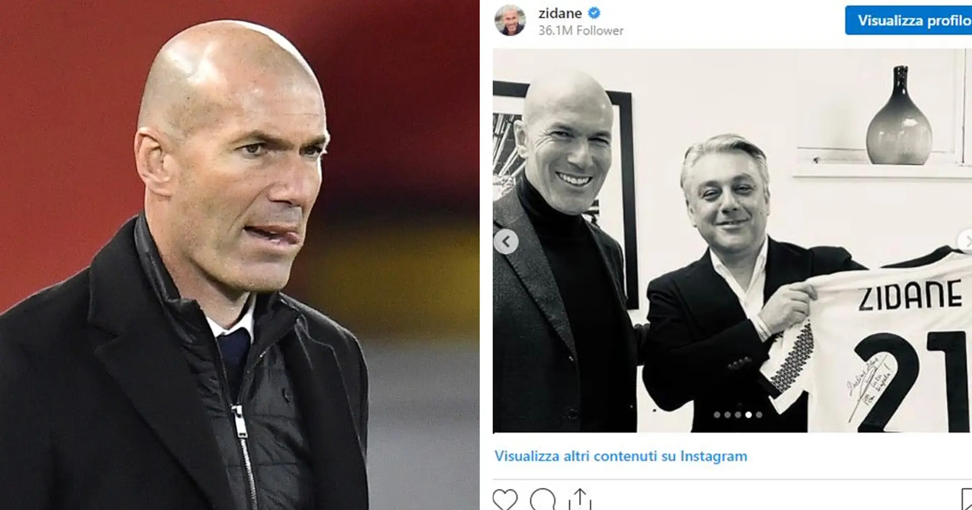 Zidane infiamma i sogni dei tifosi della Juve: la foto con la maglia bianconera è virale sui social 