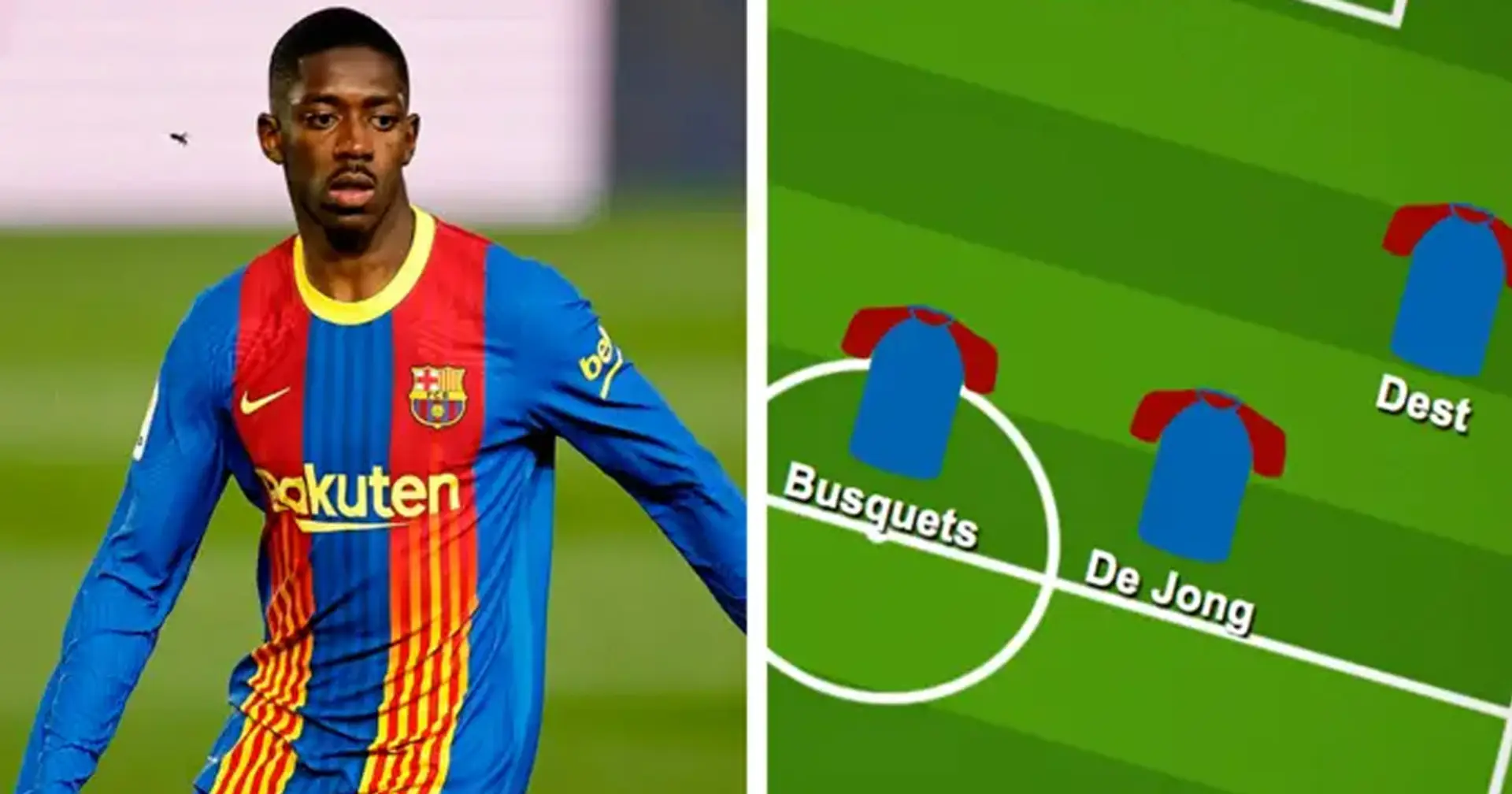 ¿Dembélé al banquillo? Elige tu Xl favorito del Barça vs Granada de estas 3 opciones
