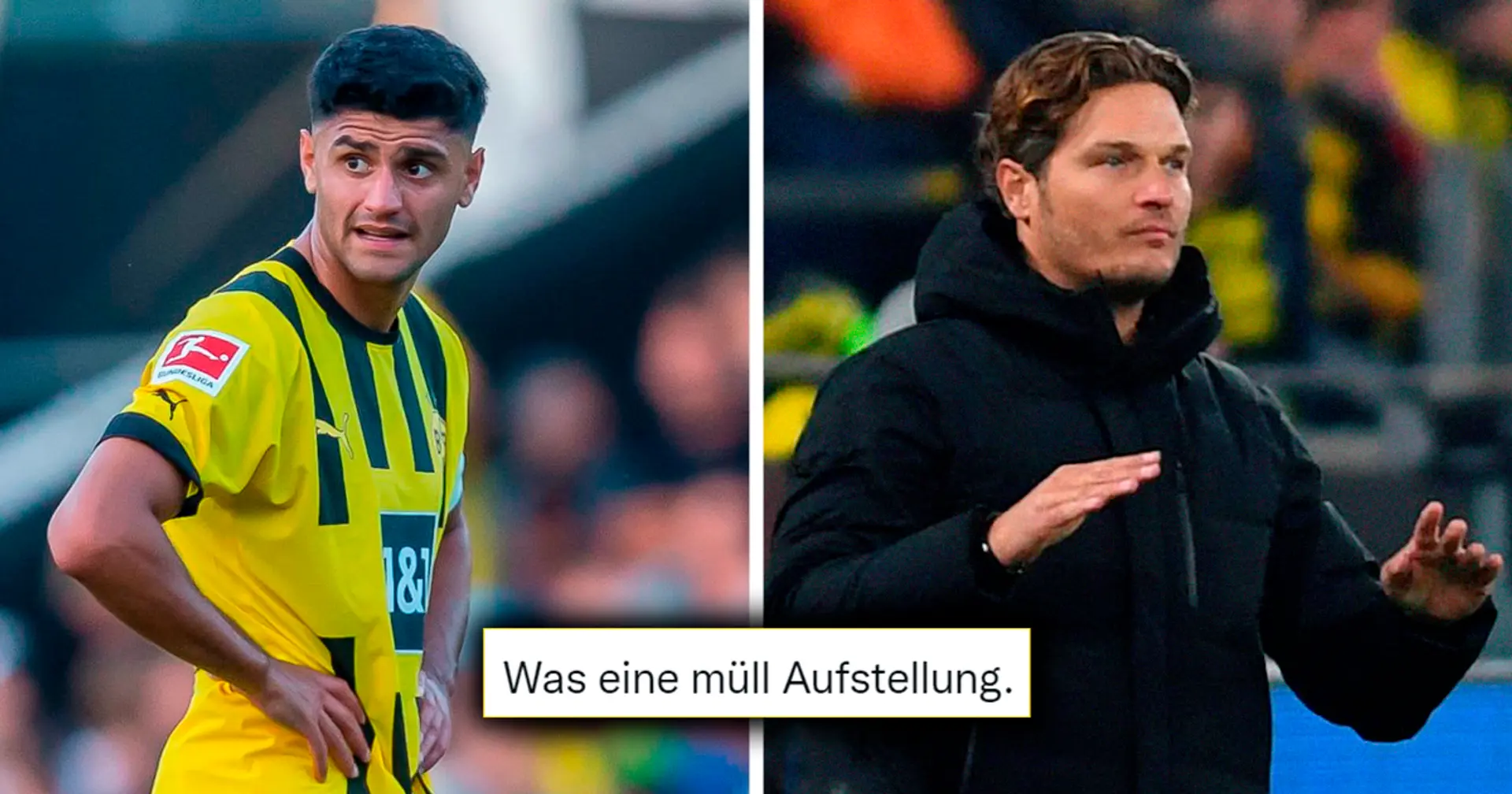 "Dann soll Terzic sich nicht wundern wenn wir verlieren": BVB-Fans sind sehr unzufrieden mit der Startelf gegen Mainz