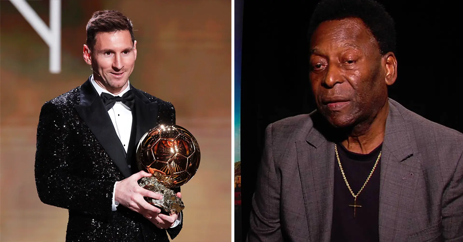 Pelé reagiert auf Lionel Messis Gewinn des Ballon d'Or 2021