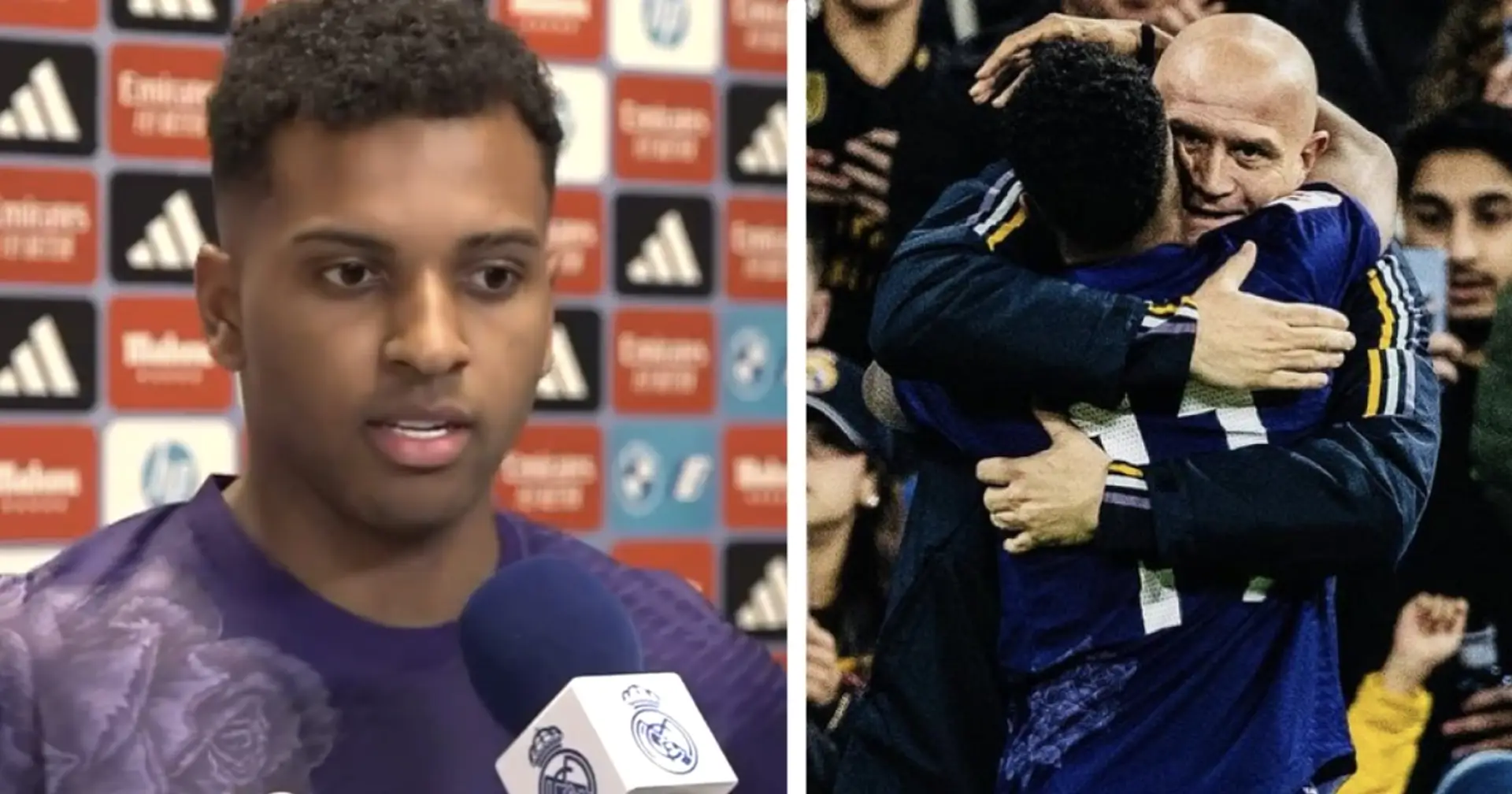 'Lo menos que podía hacer': Por qué Rodrygo abrazó al fisio del Real Madrid tras el gol vs Athletic